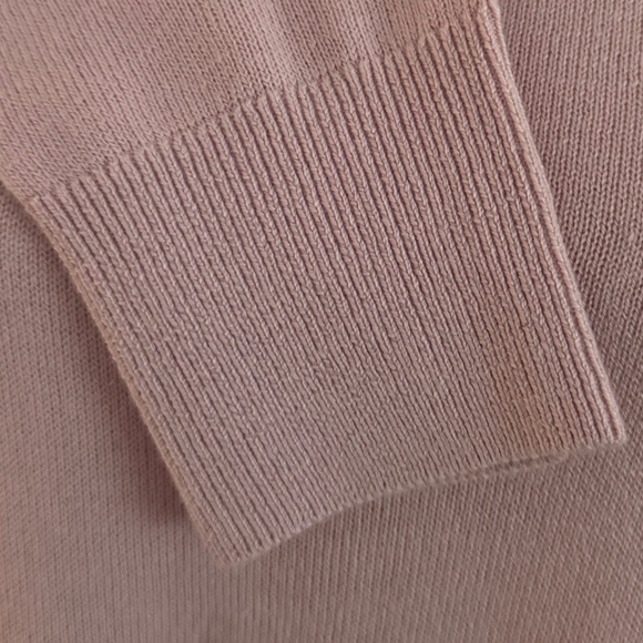 LOFT Light Pink Mock Neck Tunic Sweater Size Medium - Picture 4 of 6